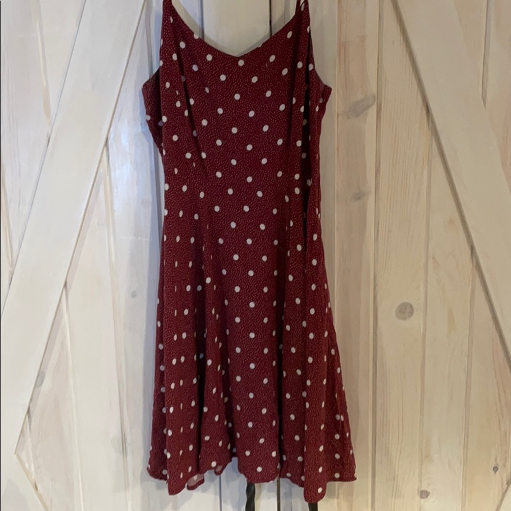 Red Poka-Dot dress